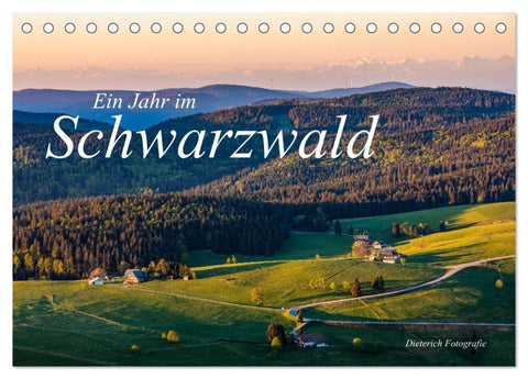 Ein Jahr im Schwarzwald (Tischkalender 2027 DIN A5 quer), CALVENDO Monatskalender