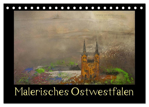 Malerisches Ostwestfalen (Tischkalender 2026 DIN A5 quer), CALVENDO Monatskalender