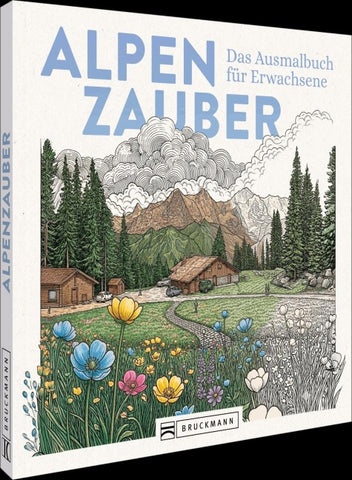Alpenzauber - Das Ausmalbuch für Erwachsene