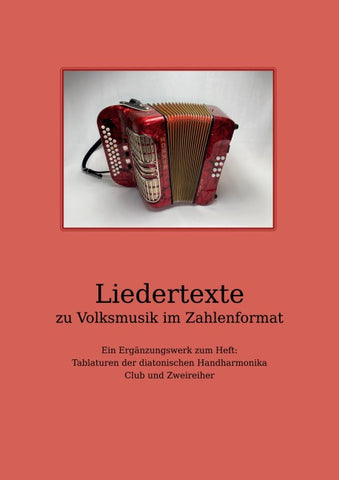 Liedertexte zu Volksmusik im Zahlenformat