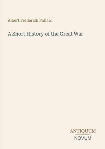 A Short History of the Great War