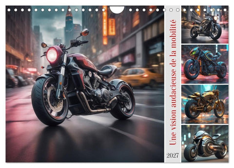 Une vision audacieuse de la mobilité (Calendrier mural 2027 DIN A4 vertical), CALVENDO calendrier mensuel