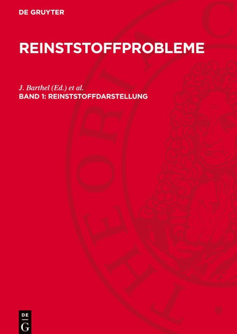 Reinststoffdarstellung
