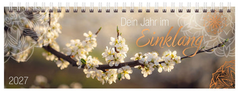 Tischquerkalender Dein Jahr im Einklang 2027