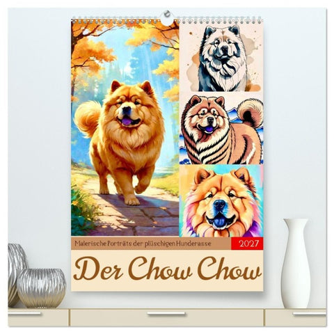 Der Chow Chow (hochwertiger Premium Wandkalender 2027 DIN A2 hoch), Kunstdruck in Hochglanz