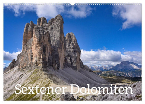 Sextener Dolomiten (Wandkalender 2027 DIN A2 quer), CALVENDO Monatskalender