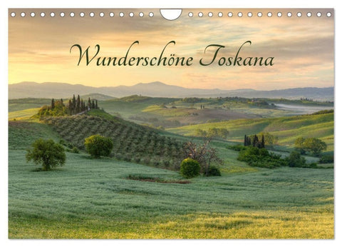 Wunderschöne Toskana (Wandkalender 2027 DIN A4 quer), CALVENDO Monatskalender