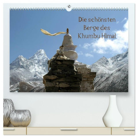 Die schönsten Berge des Khumbu Himal (hochwertiger Premium Wandkalender 2027 DIN A2 quer), Kunstdruck in Hochglanz