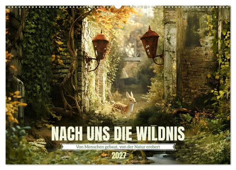 Nach uns die Wildnis (Wandkalender 2027 DIN A2 quer), CALVENDO Monatskalender