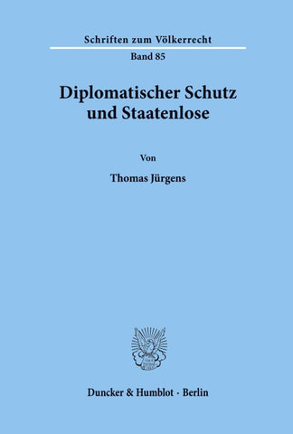 Diplomatischer Schutz und Staatenlose.