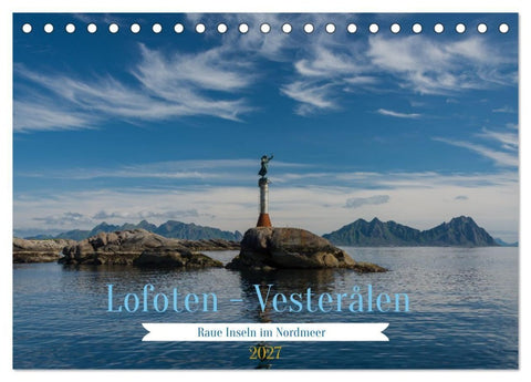 Lofoten Vesterålen (Tischkalender 2027 DIN A5 quer), CALVENDO Monatskalender