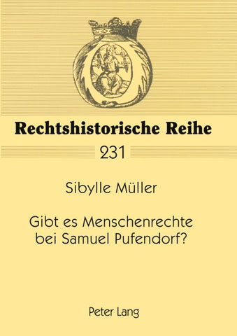 Gibt es Menschenrechte bei Samuel Pufendorf?