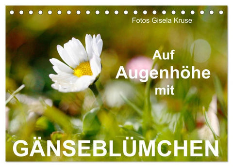 Auf Augenhöhe mit Gänseblümchen (Tischkalender 2027 DIN A5 quer), CALVENDO Monatskalender