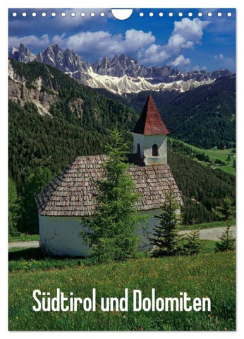 Südtirol und Dolomiten (Wandkalender 2027 DIN A4 hoch), CALVENDO Monatskalender