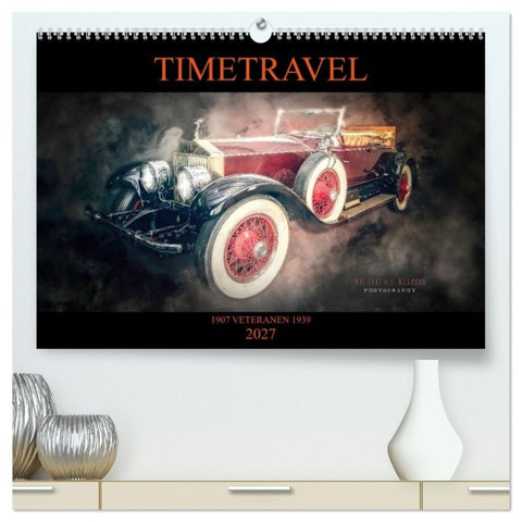 TIMETRAVEL (hochwertiger Premium Wandkalender 2027 DIN A2 quer), Kunstdruck in Hochglanz