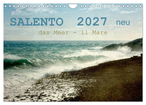 SALENTO das Meer - il Mare neu (Wandkalender 2027 DIN A4 quer), CALVENDO Monatskalender