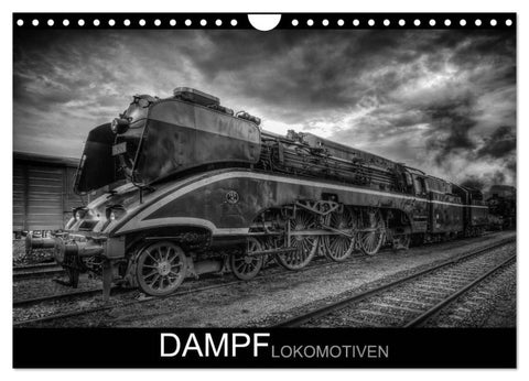 Dampflokomotiven (Wandkalender 2027 DIN A4 quer), CALVENDO Monatskalender