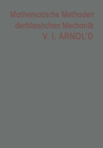 Mathematische Methoden der klassischen Mechanik