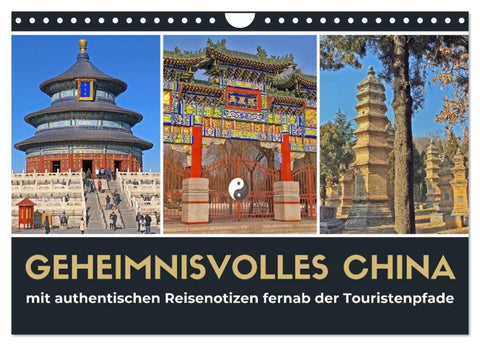 Geheimnisvolles China 2027 (Wandkalender 2027 DIN A4 quer), CALVENDO Monatskalender