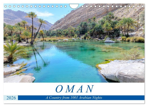Oman (Wall Calendar 2026 DIN A4 landscape), CALVENDO 12 Month Wall Calendar