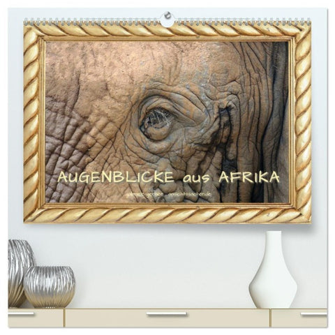 Augenblicke aus Afrika (hochwertiger Premium Wandkalender 2027 DIN A2 quer), Kunstdruck in Hochglanz