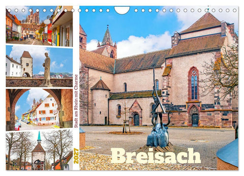 Breisach - Stadt am Rhein mit Charme (Wandkalender 2027 DIN A4 quer), CALVENDO Monatskalender