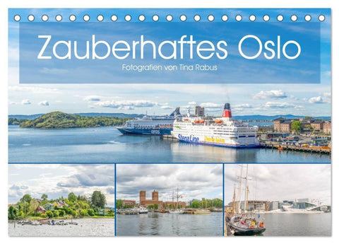 Zauberhaftes Oslo (Tischkalender 2027 DIN A5 quer), CALVENDO Monatskalender