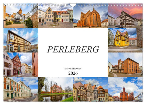 Perleberg Impressionen (Wandkalender 2026 DIN A3 quer), CALVENDO Monatskalender