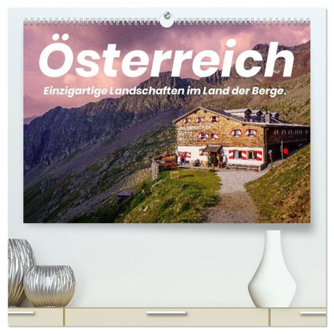 Österreich - Einzigartige Landschaften im Land der Berge. (hochwertiger Premium Wandkalender 2027 DIN A2 quer), Kunstdruck in Hochglanz