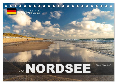 Meerblick - die Nordsee (Tischkalender 2027 DIN A5 quer), CALVENDO Monatskalender