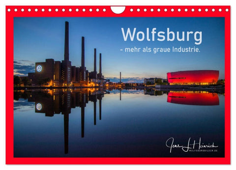Wolfsburg - mehr als graue Industrie. (Wandkalender 2026 DIN A4 quer), CALVENDO Monatskalender