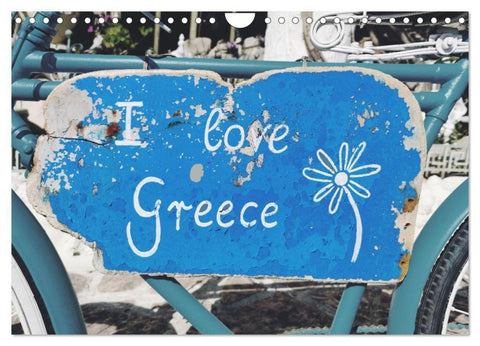 I love Greece (Wandkalender 2027 DIN A4 quer), CALVENDO Monatskalender