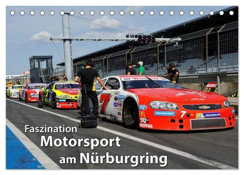 Faszination Motorsport am Nürburgring (Tischkalender 2027 DIN A5 quer), CALVENDO Monatskalender