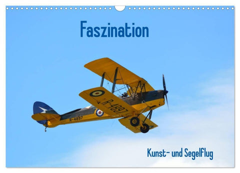 Faszination Kunst- und Segelflug (Wandkalender 2027 DIN A3 quer), CALVENDO Monatskalender