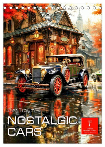 Nostalgic Cars der Traum (Tischkalender 2027 DIN A5 hoch), CALVENDO Monatskalender
