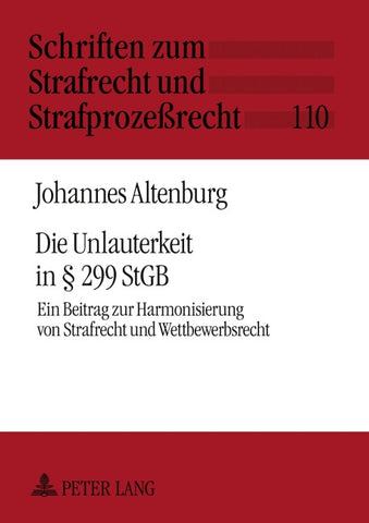 Die Unlauterkeit in § 299 StGB