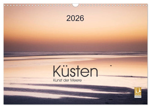 Küsten - Kunst der Meere (Wandkalender 2026 DIN A3 quer), CALVENDO Monatskalender