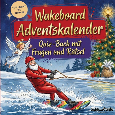 Wakeboard-Adventskalender: Quiz-Buch mit Fragen und Rätsel