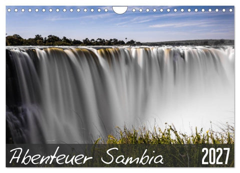 Abenteuer Sambia (Wandkalender 2027 DIN A4 quer), CALVENDO Monatskalender