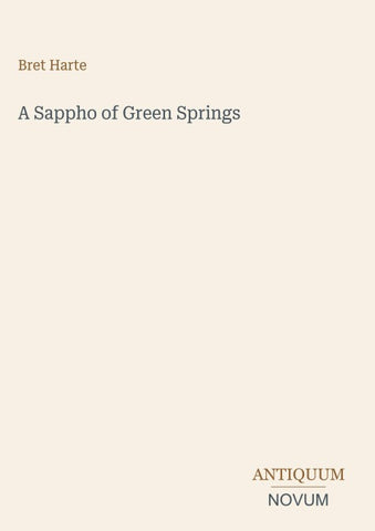 A Sappho of Green Springs
