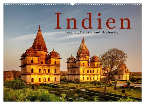 Indien: Tempel, Paläste und Grabmäler (Wandkalender 2027 DIN A2 quer), CALVENDO Monatskalender