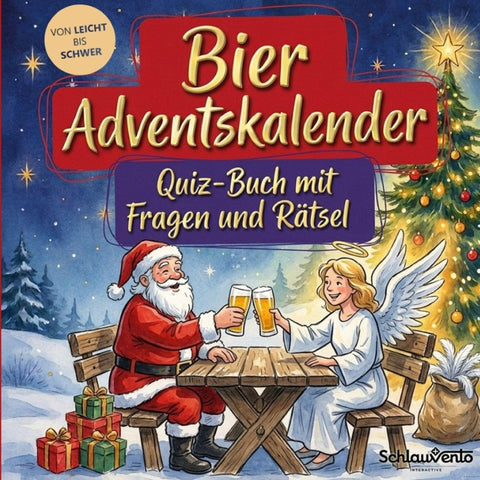 Bier-Adventskalender: Quiz-Buch mit Fragen und Rätsel
