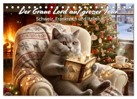 Der Graue Lord auf grosser Tour (Tischkalender 2026 DIN A5 quer), CALVENDO Monatskalender