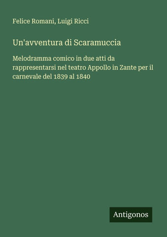 Un'avventura di Scaramuccia