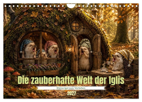 Die zauberhafte Welt der Iglis (Wandkalender 2027 DIN A4 quer), CALVENDO Monatskalender