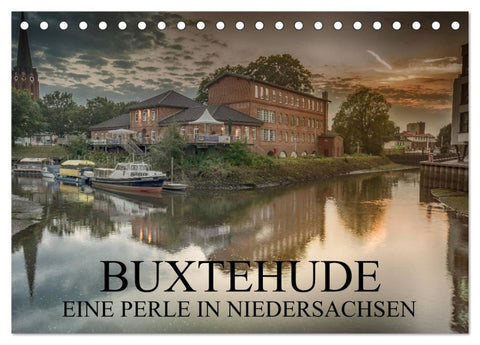 Buxtehude - Eine Perle in Niedersachsen (Tischkalender 2026 DIN A5 quer), CALVENDO Monatskalender