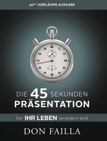 Die 45 Sekunden Präsentation
