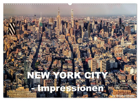 New York City - Impressionen (Wandkalender 2027 DIN A2 quer), CALVENDO Monatskalender