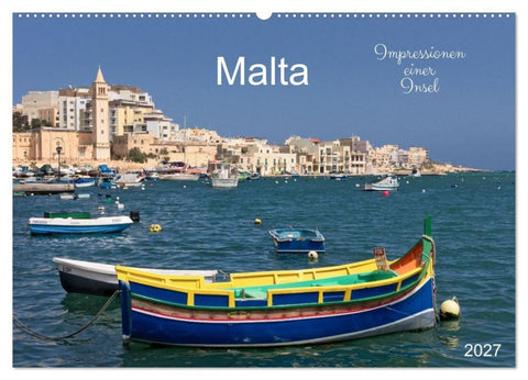 Malta. Impressionen einer Insel (Wandkalender 2027 DIN A2 quer), CALVENDO Monatskalender