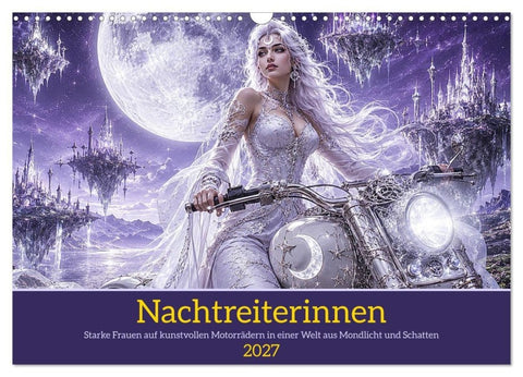 Nachtreiterinnen (Wandkalender 2027 DIN A3 quer), CALVENDO Monatskalender